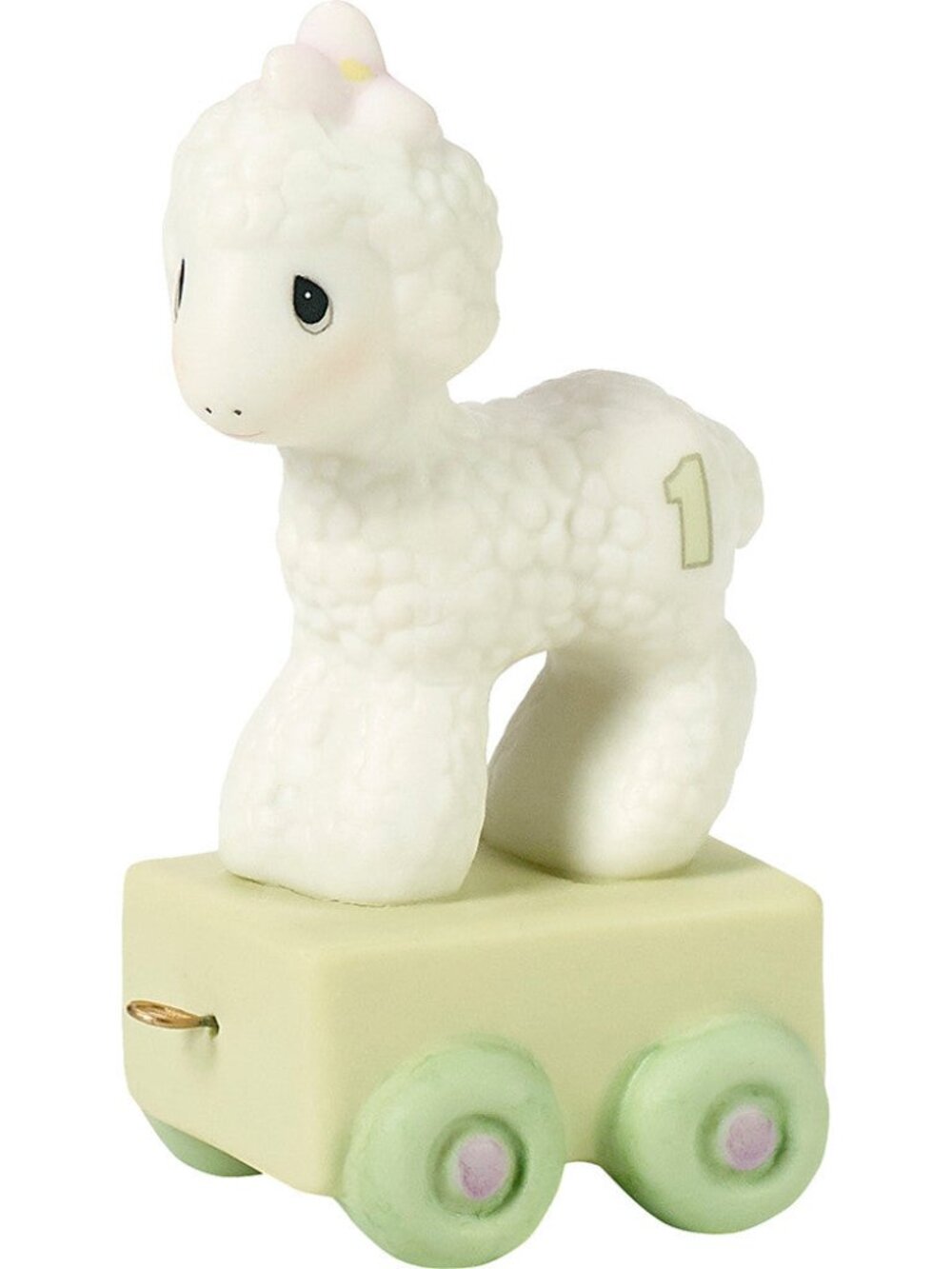 Rare vintage Precious moments birthday circus train. Lamb